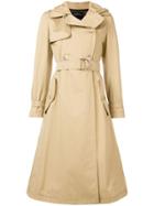 Sport Max Code A-line Trench Coat - Neutrals