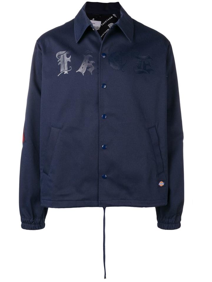 Facetasm Logo Rain Jacket - Blue