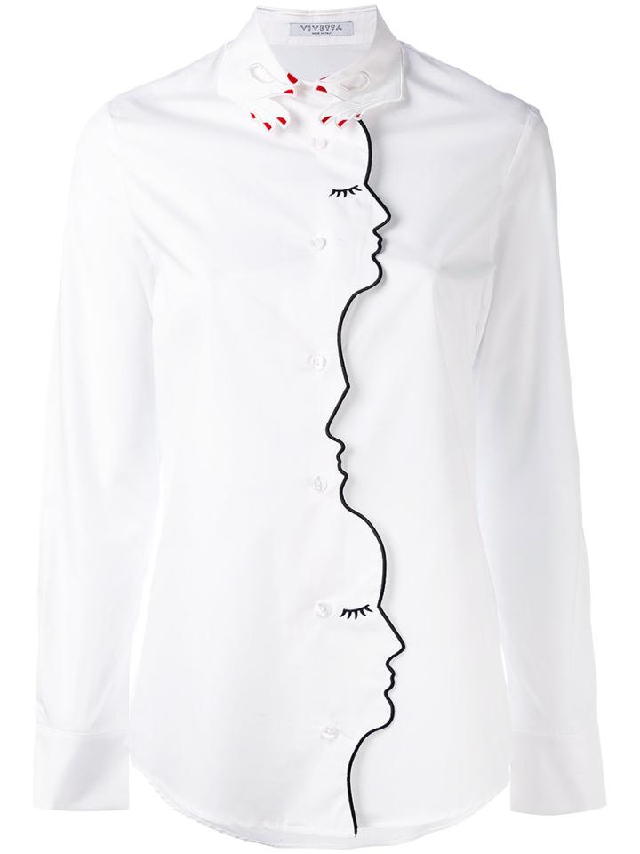 Vivetta - Storno Shirt - Women - Cotton - 42, White, Cotton