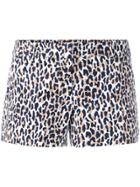 Michael Michael Kors Thora Animal Print Shorts - White