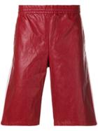 Valentino Side Band Bermuda Shorts - Red