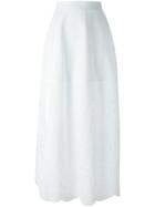 Stella Mccartney Perforated Skirt - White