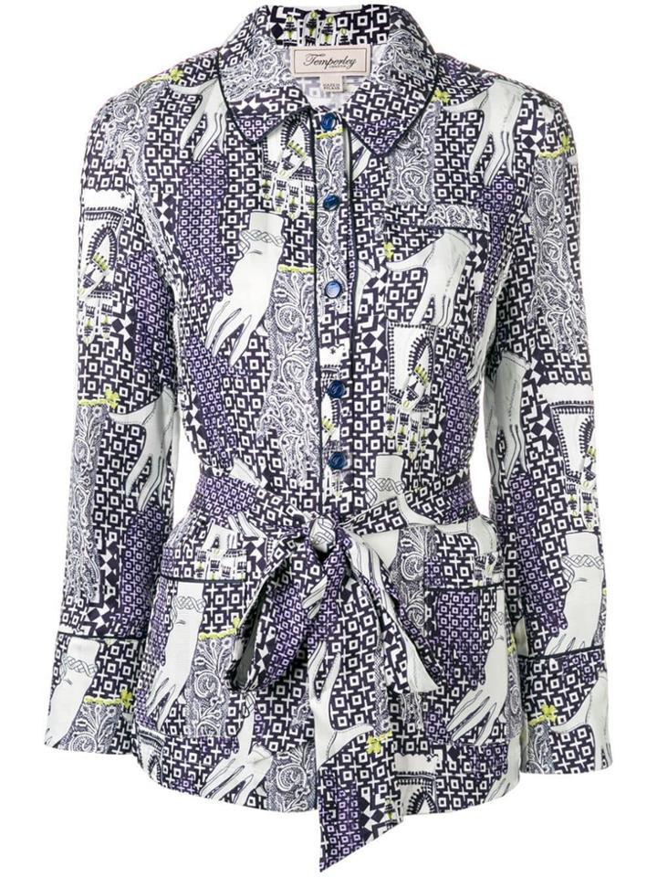Temperley London Rally Shirt - Purple
