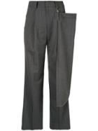 Ader Error Pinstriped Trousers - Grey