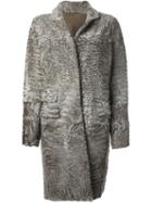 Liska Hyrmes Coat, Women's, Size: M, Grey, Lamb Fur
