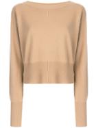 Theory Relaxed Boat Pullover - Nude & Neutrals