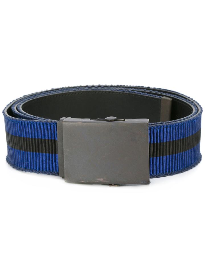 Haider Ackermann Striped Belt - Blue