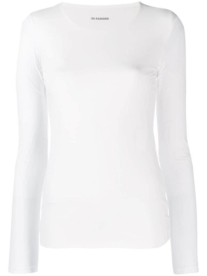 Jil Sander Long-sleeve Top - White