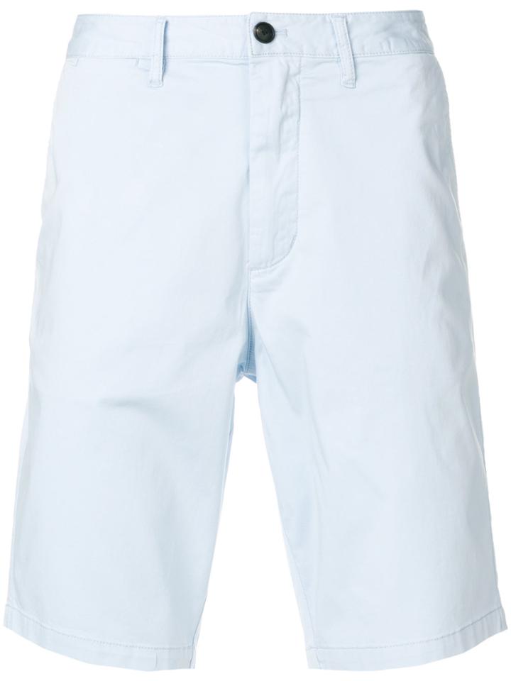 Emporio Armani Straight-fit Deck Shorts - Blue