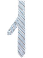 Thom Browne Tricolor Stripe Mogador Necktie - Blue