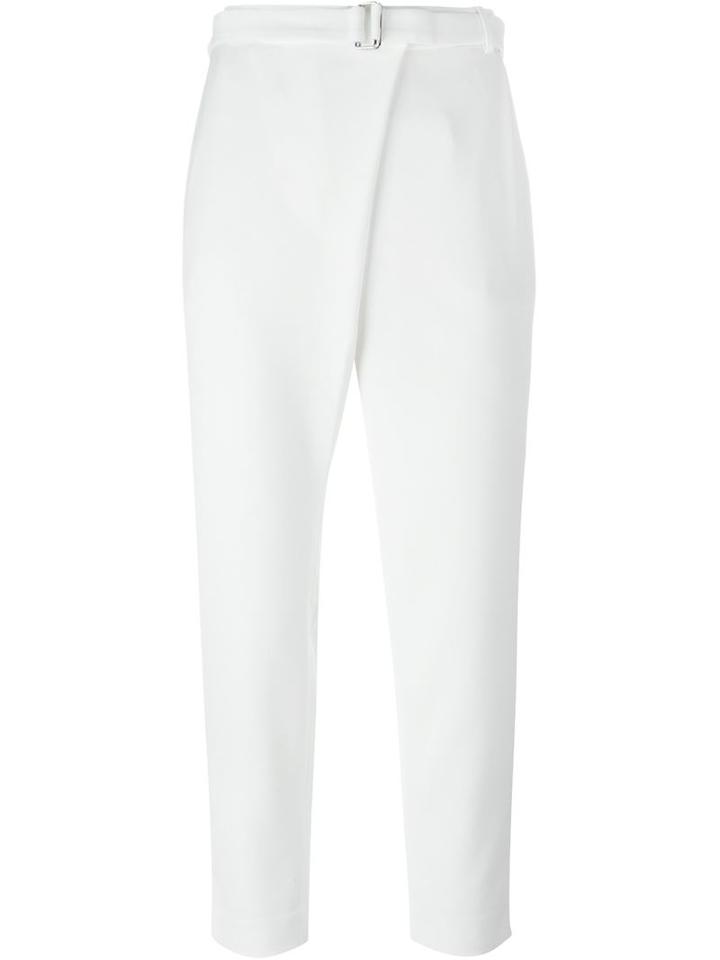 By Malene Birger - 'venga' Trousers - Women - Polyester/spandex/elastane - 36, White, Polyester/spandex/elastane