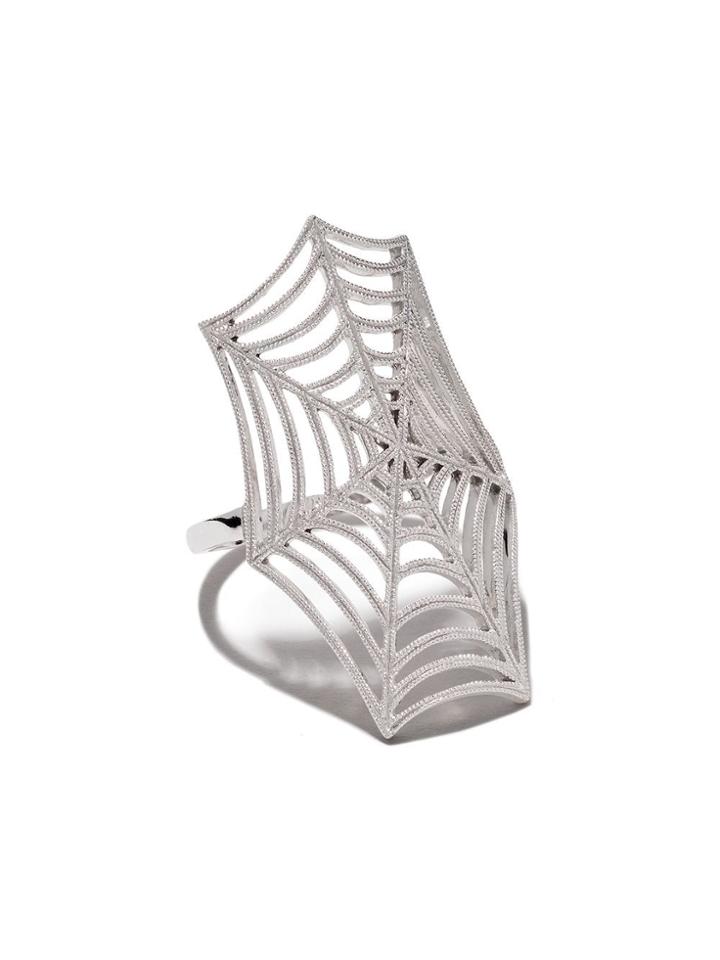 Stone Paris 18kt White Gold Spider Spirit Diamond Ring