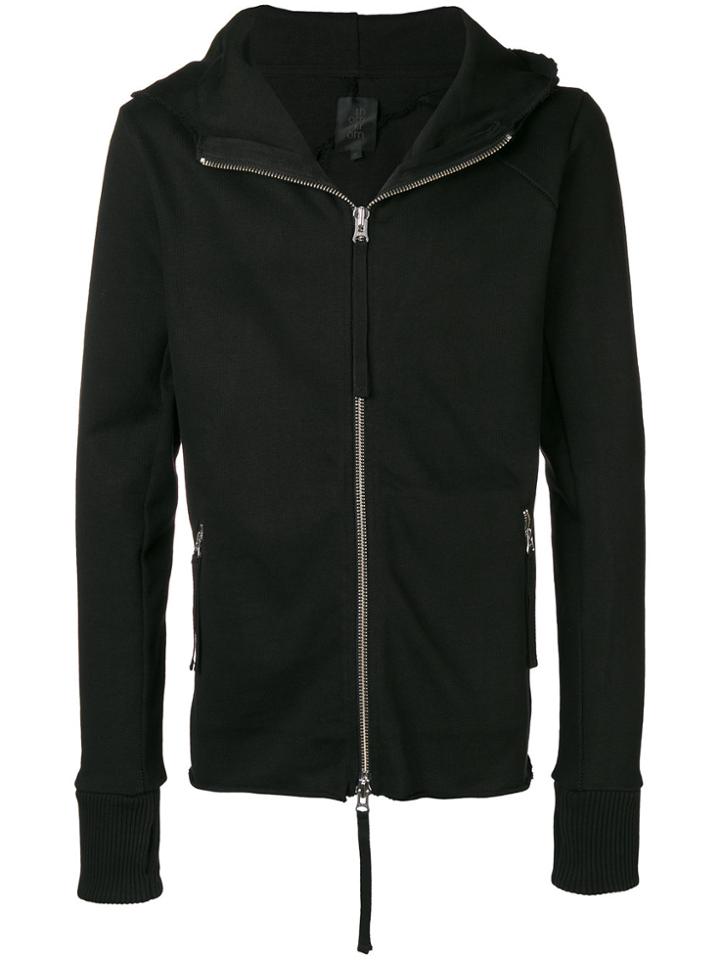 Thom Krom Zipped Long-sleeve Hoodie - Black