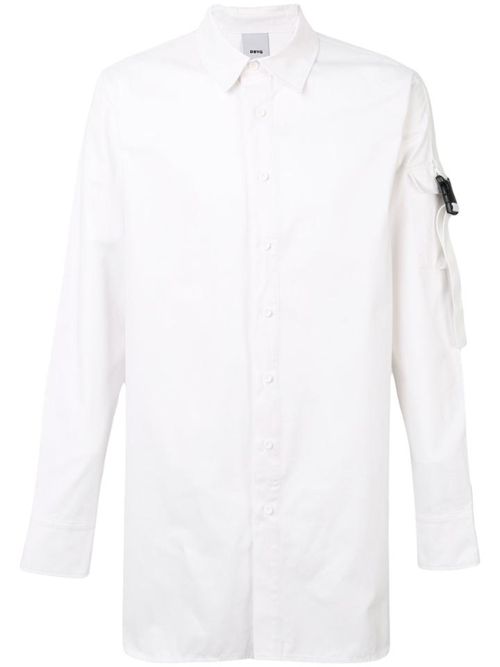 D.gnak Strap Detail Shirt - White