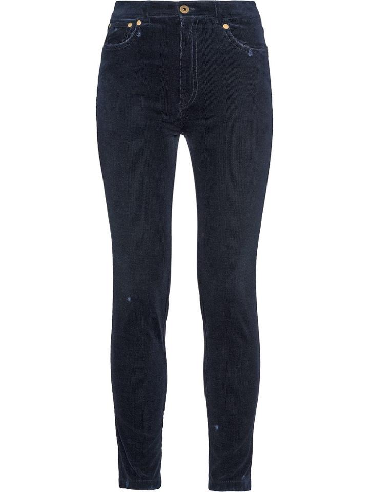 Miu Miu Velvet Corduroy Trousers - Blue