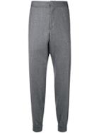 Ermenegildo Zegna Couture Cuffed Regular Trousers - Grey