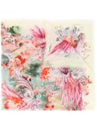 Multi-print Scarf - Women - Modal - One Size, Yellow/orange, Modal, Roberto Cavalli