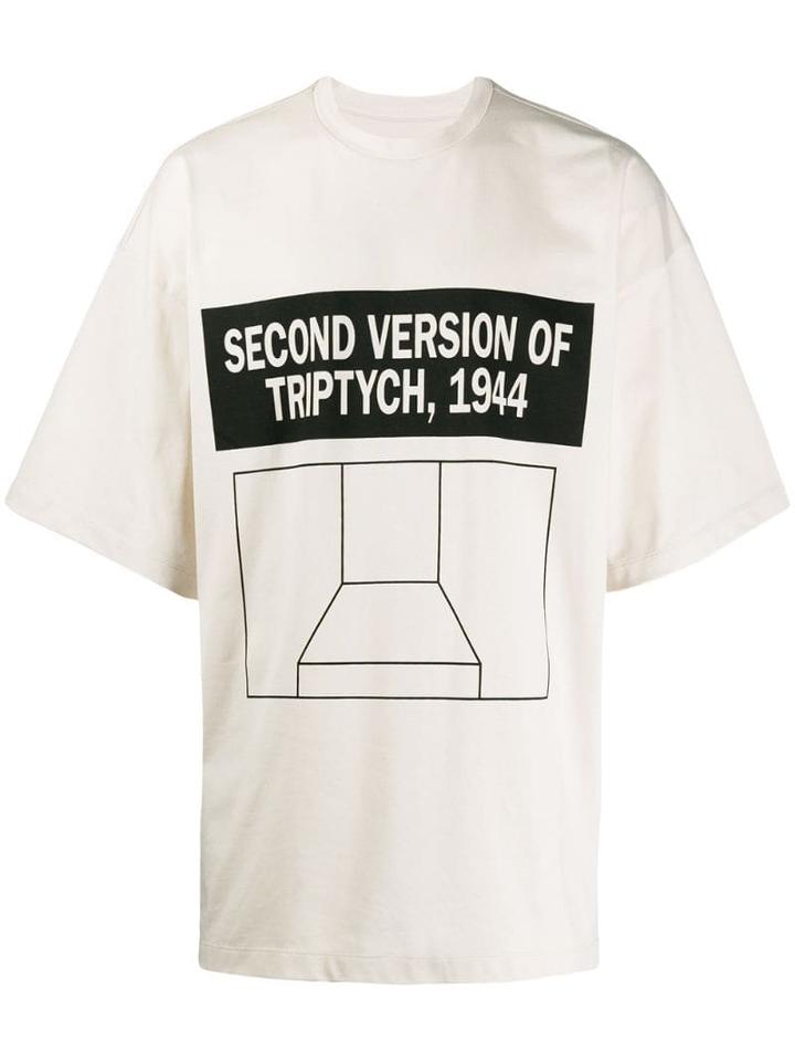 Oamc Graphic T-shirt - Neutrals