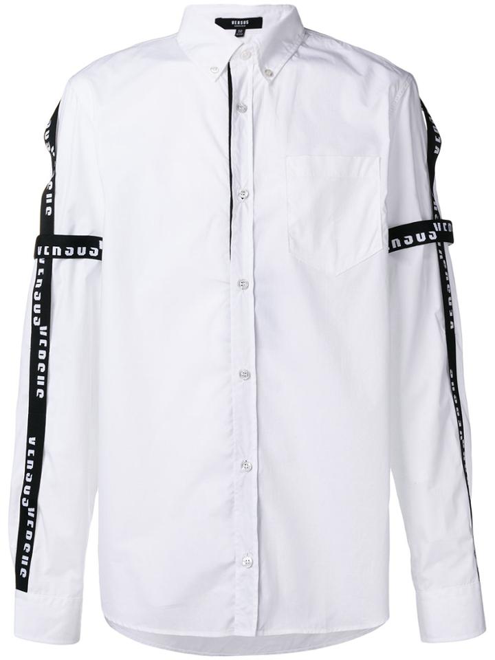Versus Logo Stripe Shirt - White