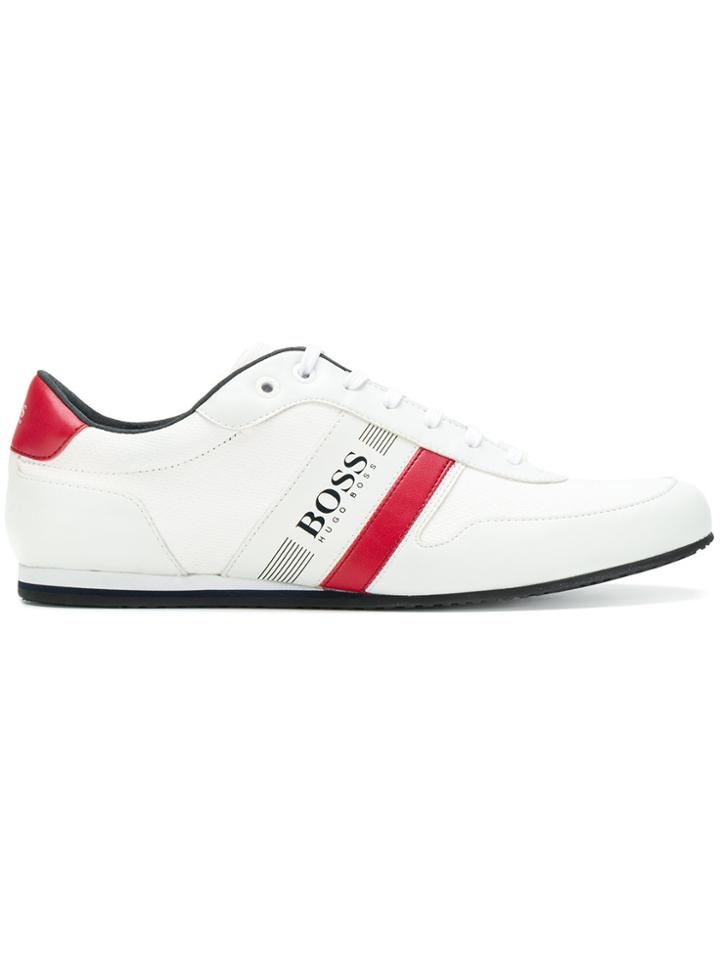 Boss Hugo Boss Side Stripe Sneakers - White
