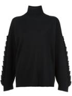Barrie Cashmere Oversized Jumper, Women's, Size: Xs, Black, Cashmere