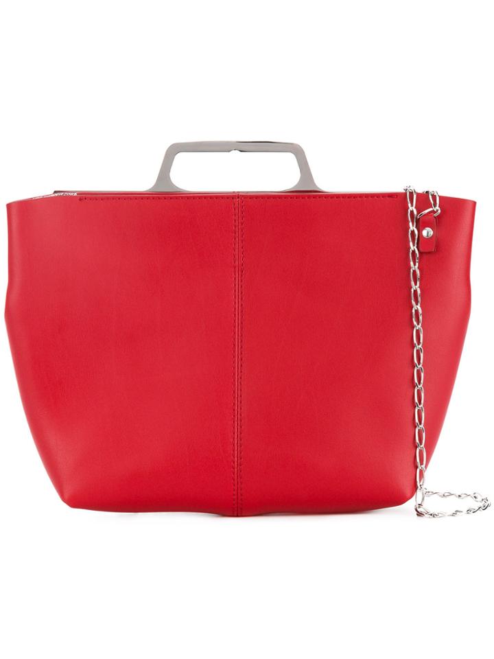 Mm6 Maison Margiela Chain Crossbody Bag - Red