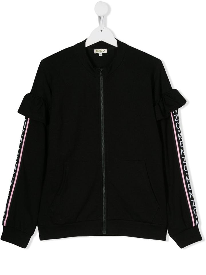 Kenzo Kids Teen Logo Tape Sweatshirt - Black