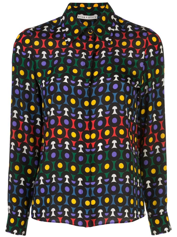 Alice+olivia Spot Patterned Shirt - Multicolour