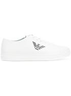 Emporio Armani Logo Low Top Sneakers - White