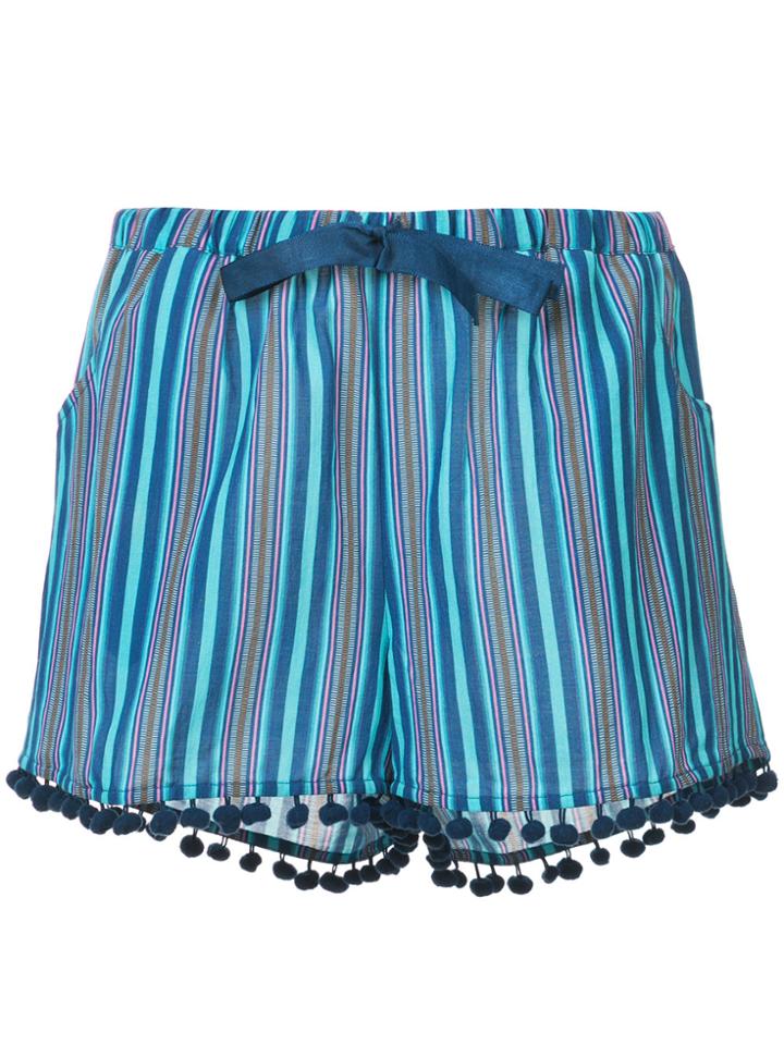 Figue Maja Striped Shorts - Blue