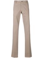 Incotex Bootcut Chino Trousers - Nude & Neutrals