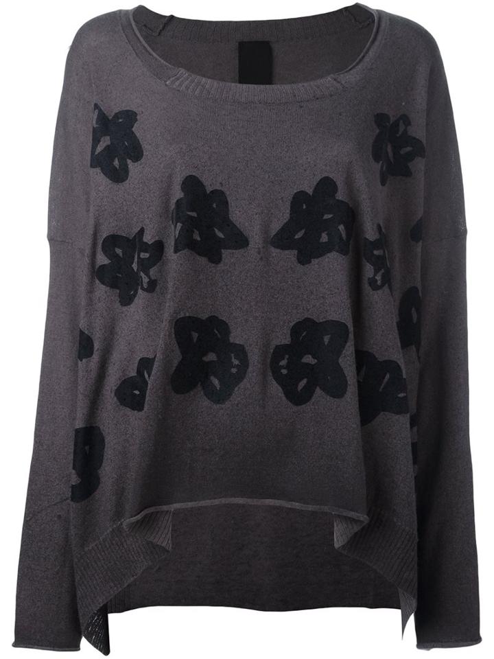 Rundholz Floral Boat Neck Top