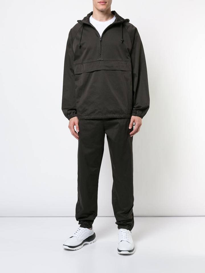 Yeezy Half Zip Pullover Jacket - Brown