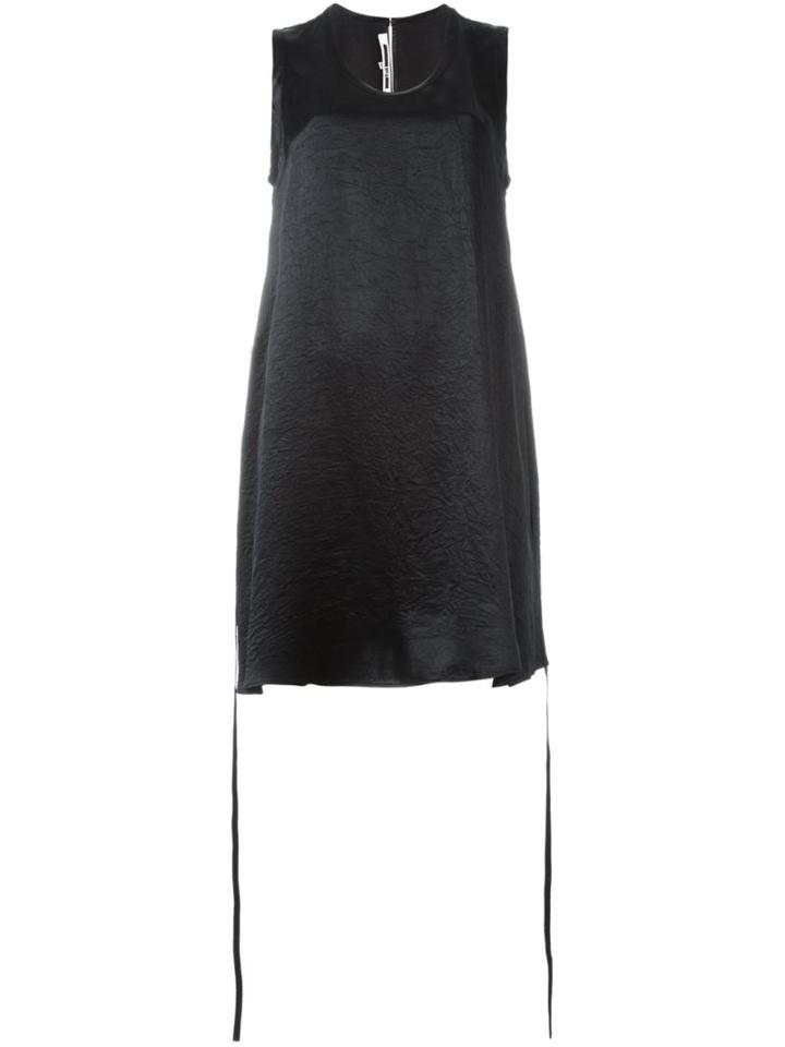 Mcq Alexander Mcqueen Textured Tied Dress, Women's, Size: 42, Black, Acetate