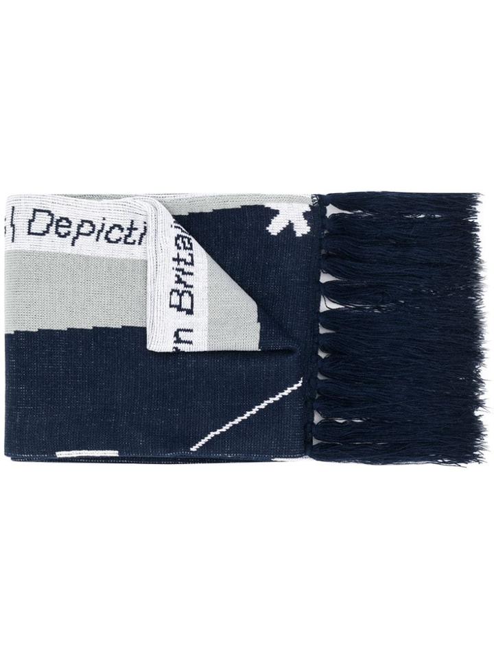 A-cold-wall* Oversized Scarf - Blue