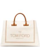 Tom Ford Shopping Bag Tote - Neutrals