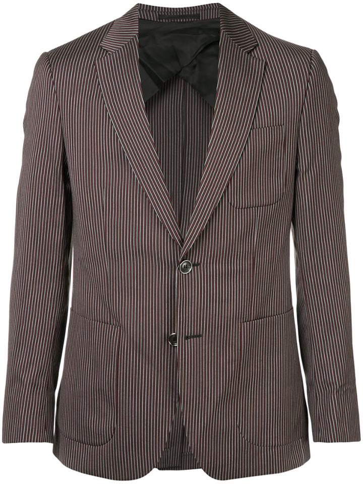 Cerruti 1881 Striped Single-breasted Blazer - Multicolour