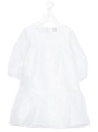 Douuod Kids - Flared Dress - Kids - Cotton/polyester - 8 Yrs, Girl's, White