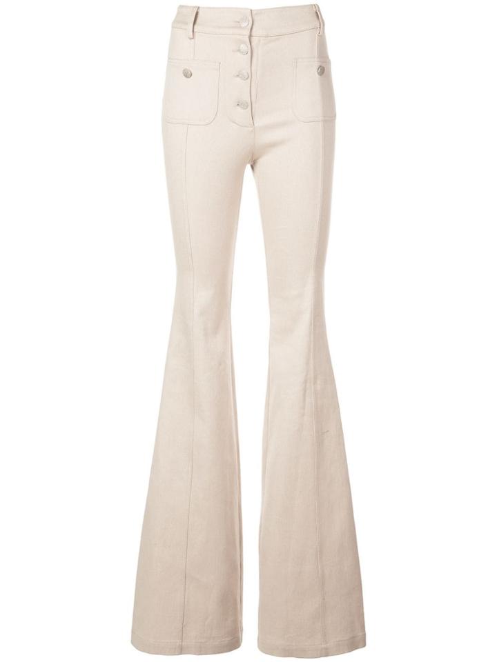 Alexis Helene Flared Jeans - Neutrals