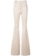Alexis Helene Flared Jeans - Neutrals