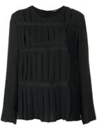Steffen Schraut Pleated Top - Black