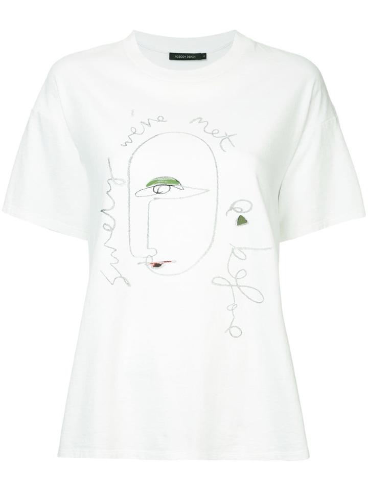 Nobody Denim Surely We've Met T-shirt - White