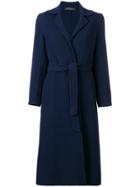 Antonelli Belted Coat - Blue