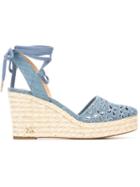 Michael Michael Kors Lace-up 'darci' Espadrilles Wedges