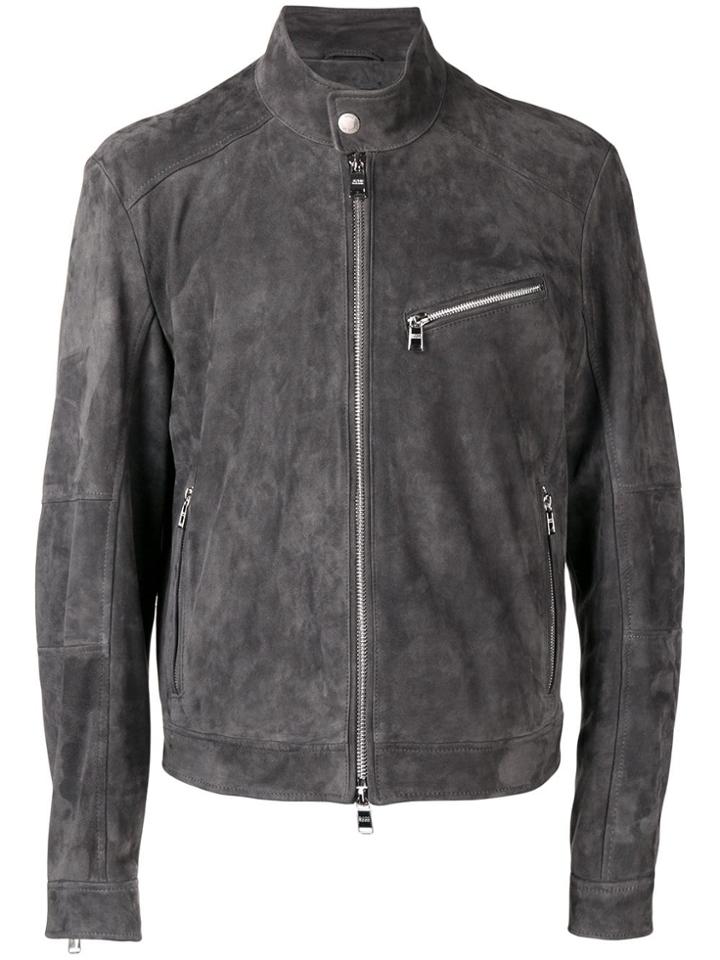 Boss Hugo Boss Zipped Jacket - Grey