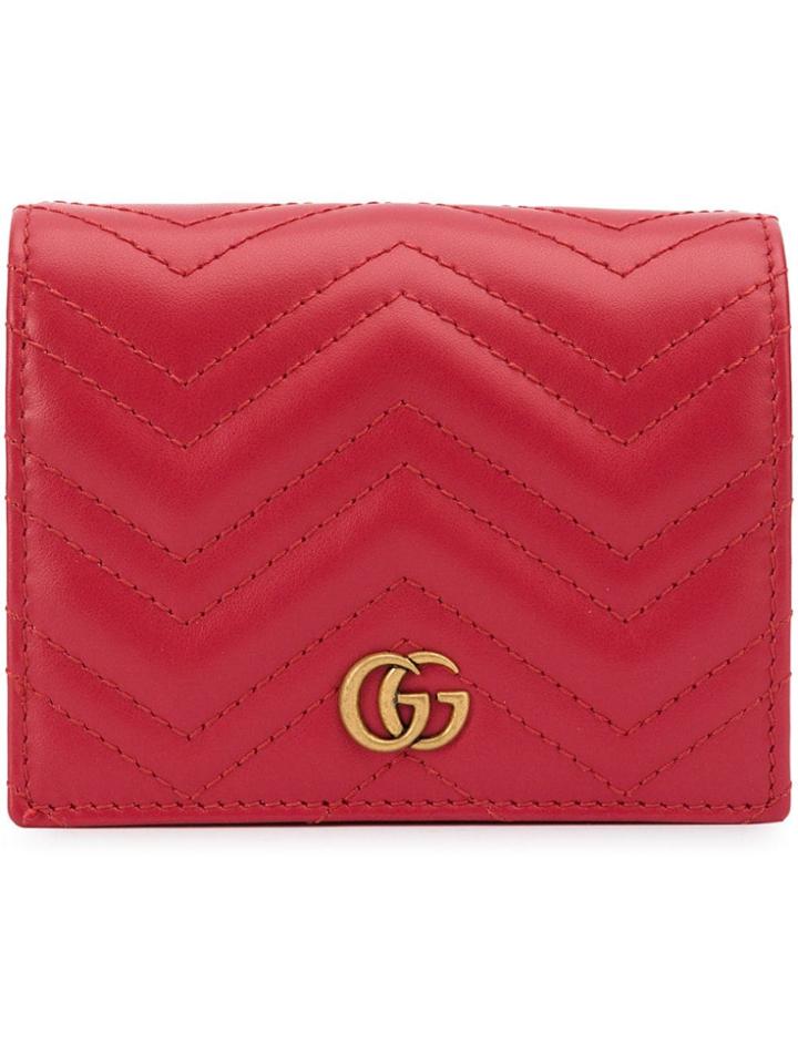 Gucci Gg Marmont Purse - Red