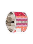Emilio Pucci Abstract Print Cuff - Pink
