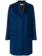 Alberto Biani Single Breasted Coat - Blue