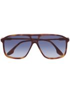 Victoria Beckham Vb156s Sunglasses - Brown