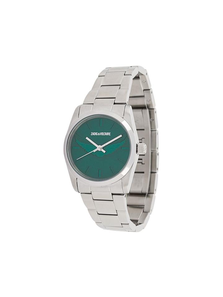 Zadig & Voltaire Fusion Wings Watch - Silver